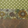 Irish Beeswax Wraps - Mini Wrap - Trio, Green Dots, brown dots & Green Flowers