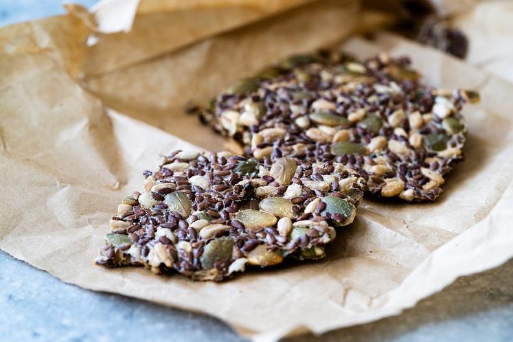 Homemade Seed Crackers Gluten Free healthy Cheeseboard